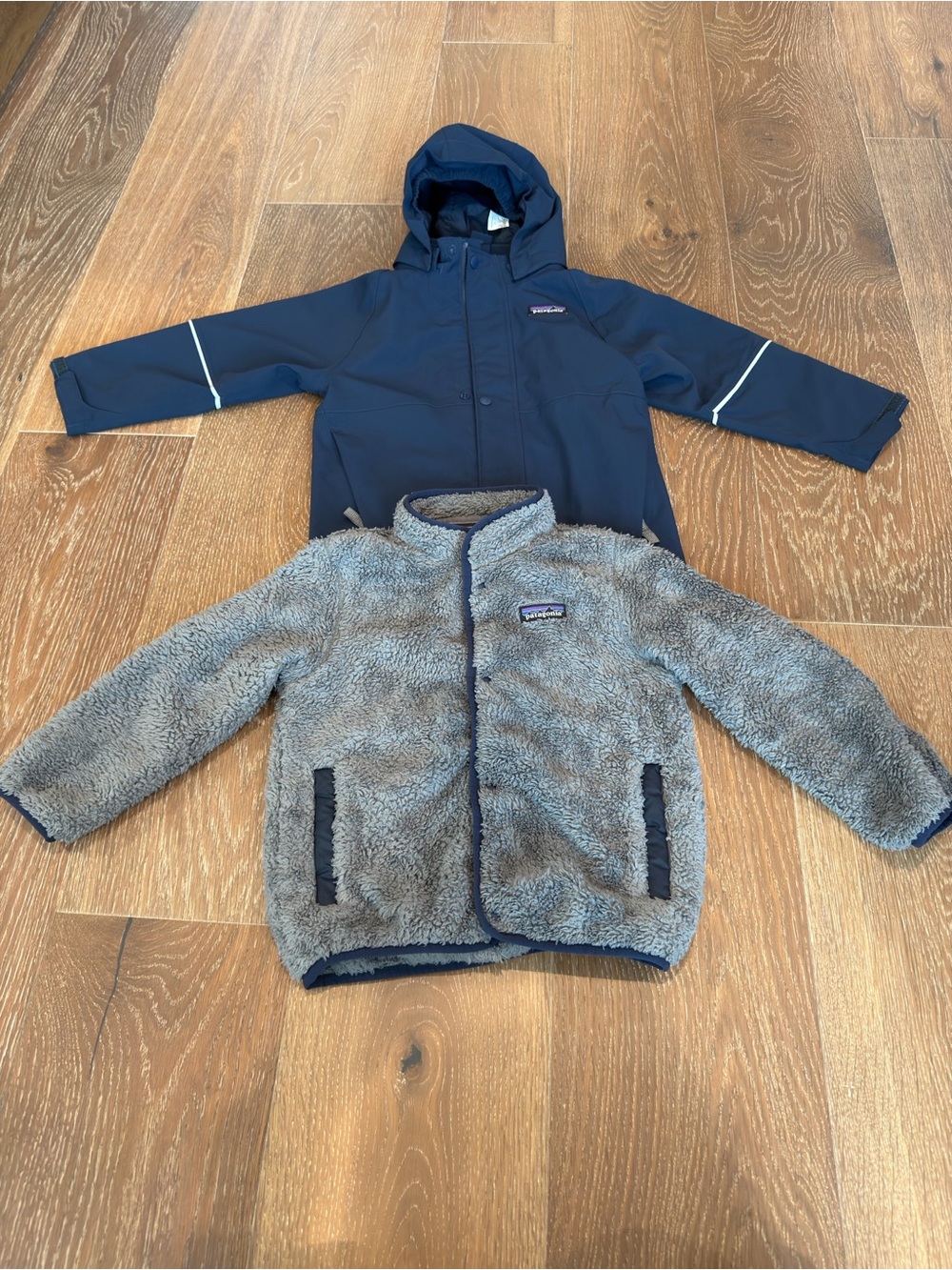Patagonia Baby Toddler All Seasons 3-in-1 Jacket Set Navy Grey 4T